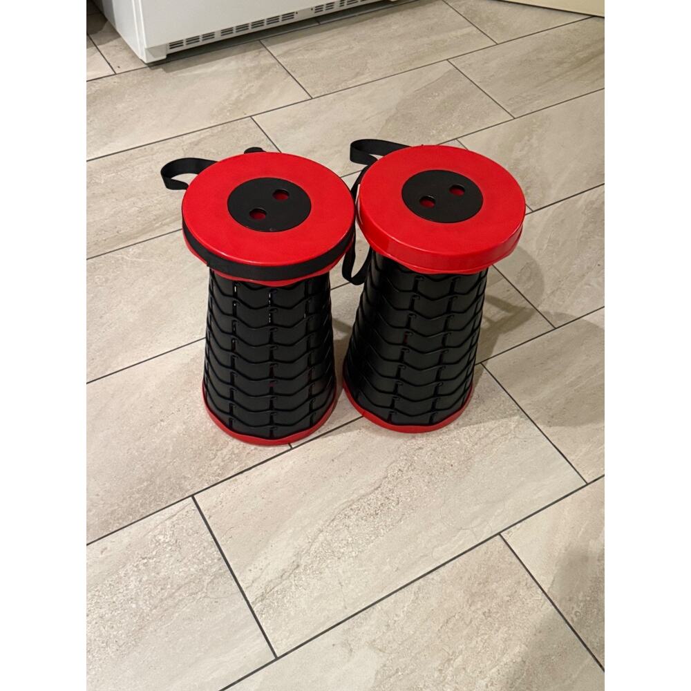 Upgraded Collapsible Stool for Adults, Foldable Portable Retractable Lightweight - Picture 2 of 7